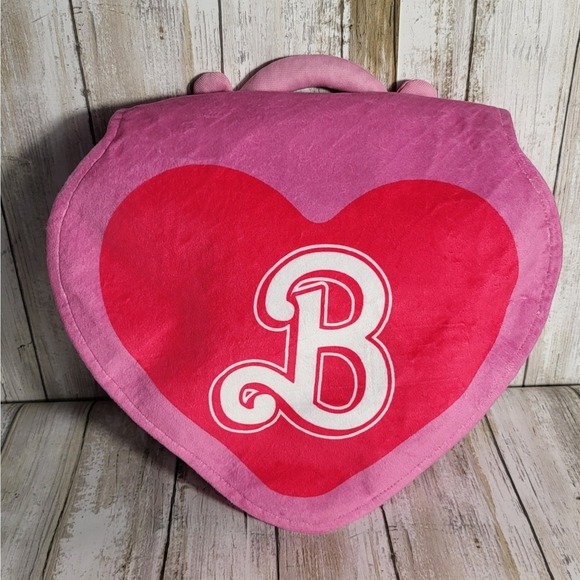 Cinemark Barbie Movie Blanket Bag Purse (ONLY THE BAG )Barbie Heart Shaped Pink - Picture 1 of 5